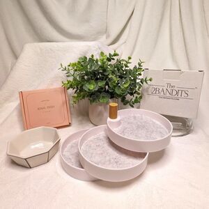 NIB Ring Dish & Jewelry Dish Catchall DUO (x2) The2Bandits & ODEME